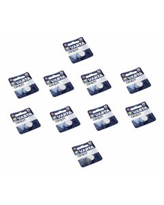 10 Stück Varta CR1620 Knopfzellen 3V Batterie - Type 6620 - 70mAh - 16x2,0mm