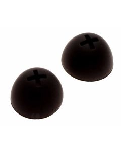 1 Paar (2 Stück) original Sennheiser Ohradapter, Ohrpolster, Ohrstöpsel aus Moosgummi für In-Ear Kopfhörer, Headset, Kinnbügelhörer in Farbe schwarz / anthrazit, Ersatzteil Teilenummer 037080