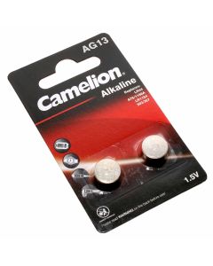 2er Pack Camelion AG13 Alkaline Knopfzelle Batterie 1,5V ,138mAh, AG13-BP2 (0%Hg), Fernbedienung, Spielzeug