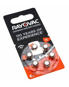 Rayovac Acoustic Spezial Hörgeräte, hearing aid, Knopfzellen, Batterien Typ 13, PR48, Zink-Luft