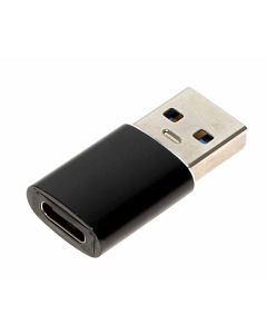 Adapter Slim USB-A 3.0 Stecker auf USB Type C (USB-C) Buchse für Handy, Tablet, Laptop