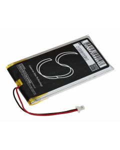 Alternativer Lithium-Polymer Akku für Sennheiser Tourguide HDE 2020-D-II Systemkopfhörer OHNE rückseitigem Gehäuse, mit 3,7 Volt und 850mAh Kapazität, Ersetzt den original Akku Sennheiser 534403