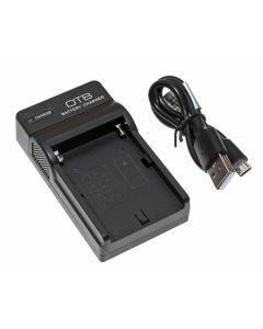 Akkuladegerät für Sony F750, Panasonic VBD1, JVC V607U u.a. Akkus, Akkuladestation, DC-K5