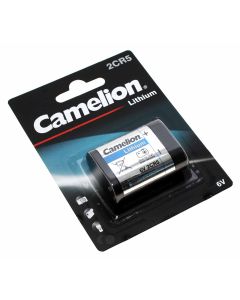 Camelion 2CR5 Lithium Foto Batterie, wie EL2CR5, RL2CR5, DL245, 2CR5M, 5032LC, 245 mit 6V und 1400mAh