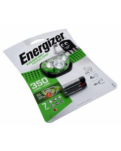 Energizer Vision HD+ Stirnlampe Kopflampe, IPX4, 7 Modi, 350 Lumen, 80m, inkl. 3x AAA