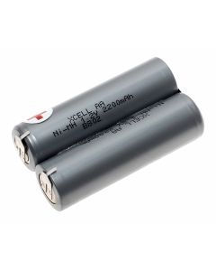 Alternatives Akku Pack mit 2,4 Volt passend für elektrische Gesichtsbürste Clarisonic Mia 2 mit 2200mAh