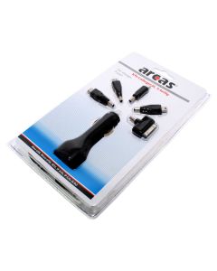 Kfz Ladekabel Ladegerät 5 Adapter Micro-USB, iPhone 5s, 6s, NDS, Arcas 94720001