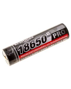 3,6V Kraftmax 18650 Pro, PCB Schutzschaltung, Micro-USB Ladeanschluss, 3400mAh