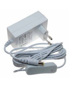 Netzteil, Ladegerät Classic PSE50304 EU mit Schalter, 5,5mm / 2,1mm Hohlstecker, 12V, 3A, 36W