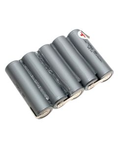 Akkupack 5er Reihe AA Mignon (NIMH) mit 3,2mm breiten Z-Lötfahnen für Modellbau o.ä. mit 6 Volt Spannung und 2200mAh Kapazität