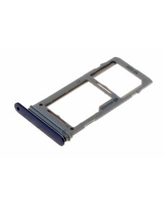 Original Samsung Galaxy Note 9 Sim + MicroSD Kartenhalter blau, GH98-42941B
