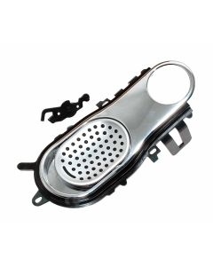 Original Einschaltknopf, Schalterblende für Braun Series 9 Rasierer 5790, 5791, silber, 81478482