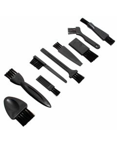 Reinigungsbürsten, Reinigungspinsel Set mit Kunststoffborsten für Rasierapparate. Zur Reinigung von Scherfolien, Schermesser und Klingen, für alle Rasierer, Barttrimmer, Langhaar-, Bart- und Haarschneider von Herstellern wie Braun, Panasonic, Remington, C