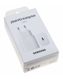 Samsung Ep-TA800 USB Typ-C Schnellladegerät 25W weiss, EP-TA800NWEGEU, Ladeadapter, Netzteil, USB-C