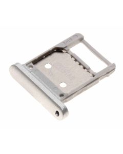 Original Samsung Sim Karten Halter, Sim Ablage, Tray in Farbe silber für Samsung Galaxy Book 2017 10.6 4G SM-W627, Ersatzteil Teilenummer GH98-41237A