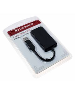 Transcend HUB2 4-Port USB 3.0 HUB schwarz, TS-HUB2K