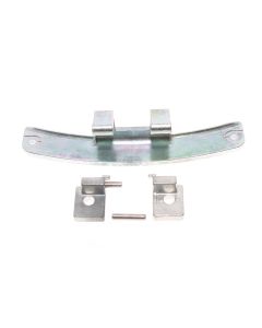 Bullaugen-Scharnier, Türscharnier aus Metall für Waschmaschine von Brandt, Fagor, CDA, Proline, Ersatzteil Teilenummer L79E001A5