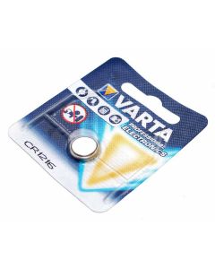 Varta CR1216 Lithium Knopfzelle Batterie für Uhren Autoschlüssel u.a., wie BR1216, DL1216, ECR1216, 3V, 27mAh