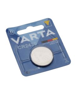 Varta CR2430 Lithium Knopfzelle Batterie für Uhren Autoschlüssel u.a., wie BR2430, DL2430, ECR2430, 3V, 280mAh