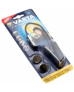 Varta LED Book Light Leselampe, Taschenlampe, Klemmlampe mit Clip, 16618
