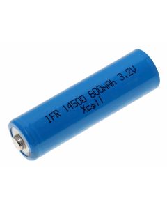 XCell IFR 14500 Akku LiFePo4 AA Mignon, für Solar betriebene Gartenleuchten, 3,2V, 600mAh