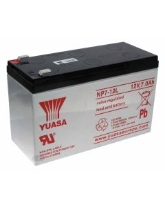 Yuasa NP7-12L Bleiakku Lead-Acid, VdS, kompatibel mit CSB GP1270 F2, 12V, 7Ah 
