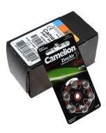 10 x 6er Pack Camelion Knopfzelle, Batterie, A312, PR41, A312-BP6, 1,4V, 160mAh, für Hörgeräte