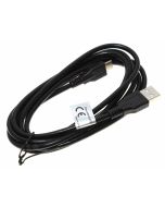 1,8m Ladekabel Datenkabel USB Type C (USB-C) Stecker auf USB A (USB-A 2.0) Stecker, Handy, Tablet, Laptop