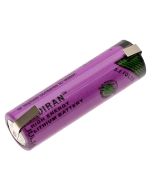 Tadiran SL-760 Spezial-Batterie Mignon AA Lithium-Thionylchlorid Li-SOCl2 Industriezelle mit 3,6 Volt und 2200mAh Kapazität, mit U-Lötfahne