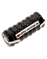 Akku Ni-Mh für Quorum A-160 Security Monitor Alarmanlage mit 9 Volt und 380mAh Kapazität, bestehend aus 8x Varta CP300H