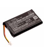 Alternativer Lithium-Ionen Akku für Polycom PWM-10T und Polycom QDX-6000 drahtloses Mikrofon mit 3,7 Volt und 1100mAh Kapazität, ersetzt den original Akku 2200-32400-001
