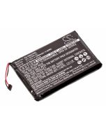 Alternativer Lithium-Ionen Akku für Garmin Nüvi GPS Navi (Navigationsgerät) mit 3,7 Volt und 1500mAh Kapazität, ersetzt den original Garmin Akku 361-00066-00