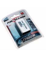 Ansmann 9V Block Lithium Batterie, 10 Jahre lagerfähig, CR-V9, E-Block, 6LR61, AM6, 9V, 1200mAh