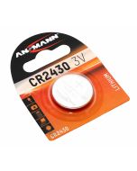 Ansmann CR2430 Lithium Knopfzelle Batterie Uhren, Autoschlüssel u.a., BR2430, DL2430, ECR2430, 3V, 300mAh