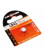 Ansmann LR41 Alkaline Knopfzelle Batterie AG3, LR736, 192, SR41W, GP92A, G3A, 3GA, 1,5V, 35mAh