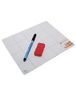 Bernstein 2-119 Magnetische Projekt Matte Arbeitstafel Magnetmatte Board mit Stift und Radierer, 25cm x 20cm