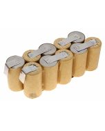 Alternative Ersatz Akku Zellen für den Euras XXL-100 (Type 130.016) Handstaubsauger mit 12 Volt und 3000mAh Kapazität