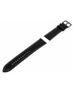 Original Samsung Galaxy Watch 46 mm Watch 3 SM-R840 Uhrenarmband 22 mm, Leder, schwarz, GH98-45536B