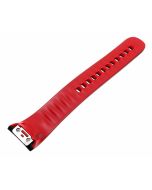Original Samsung Gear Fit 2 Pro (SM-R365) Uhrenarmband Gr. L schwarz / rot, GH98-41595A, Verstellgurt, Lochriemen