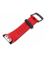 Original Samsung Gear Fit 2 Pro SM-R365 Uhrenarmband, Schnalle, Verschlussriemen Gr. L, schwarz / rot, GH98-41594A