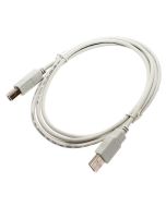 1,8m Meter langes, hochwertiges Kabel USB 2.0 A-Stecker auf B-Stecker, mit dem USB Kabel können viele Peripheriegeräte wie z.b. Drucker, Scanner, externe Festplatten HDD SSD, mit Laptop, Notebook, PC oder Mac verbunden werden