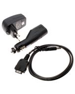 Alternatives Netzteil, Ladegerät, Ladekabel mit Kfz Stecker und USB Anschluss für Fujitsu-Siemens Loox N520 und Pocket Loox 410 Pocket PC PDA GPS Navigationssystem