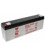 Yuasa NP2.3-12 Blei Gel Akku mit 12 Volt und 2,3Ah Kapazität, mit VDS Zulassung und Faston 4,8mm Kontakten