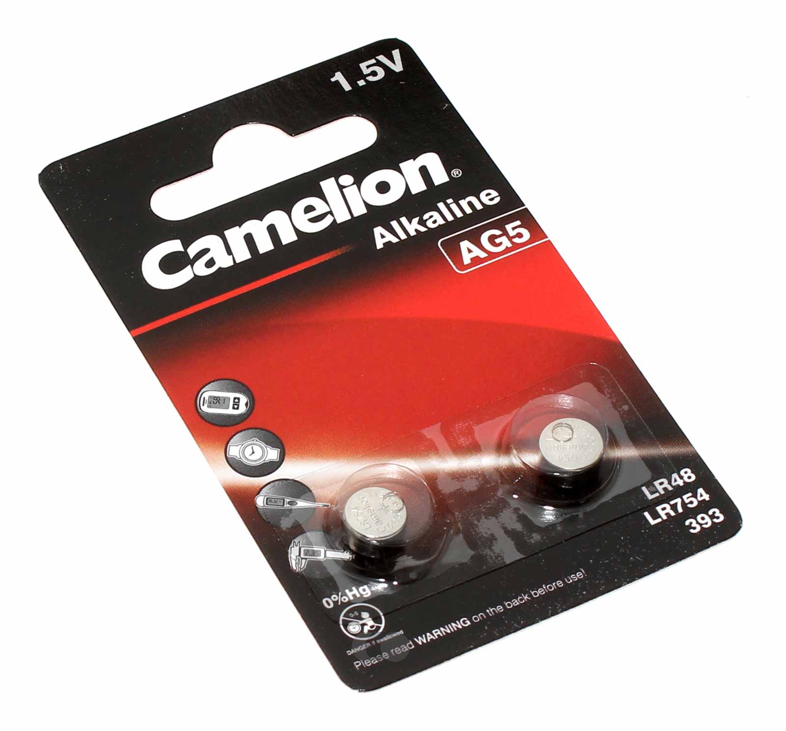 Camelion Alkaline AG5 Batterien – 10er Pack, 1,5 V Für Uhren & Kleingeräte