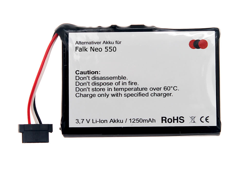 Akku passend für Falk Neo 450, Neo 550 und Pur 550 / SJM120 / 5xx