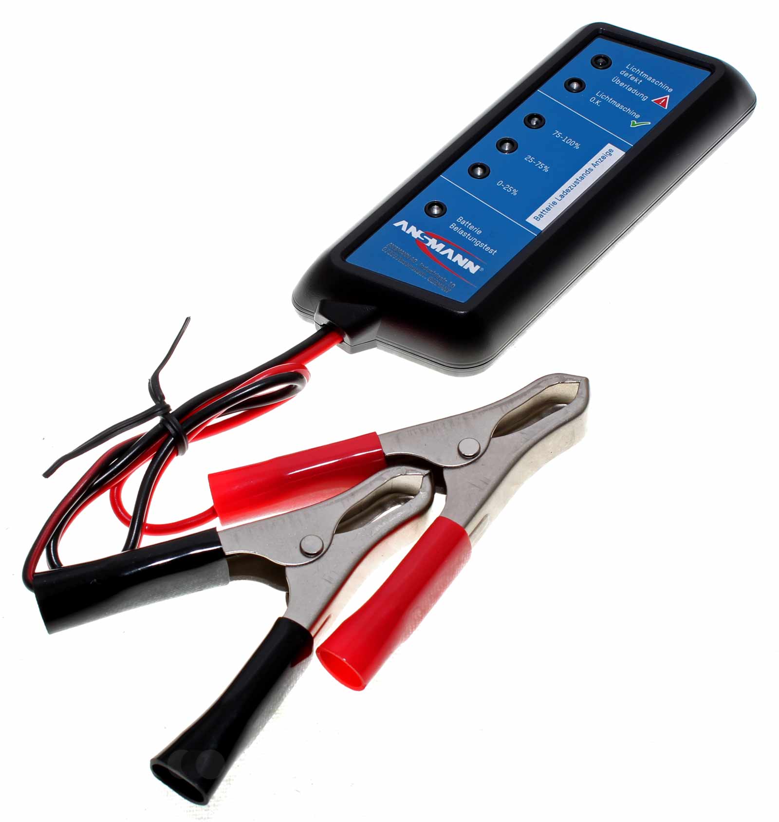 Ansmann Power Check KfzBatterietester Professionelles Testgerät für