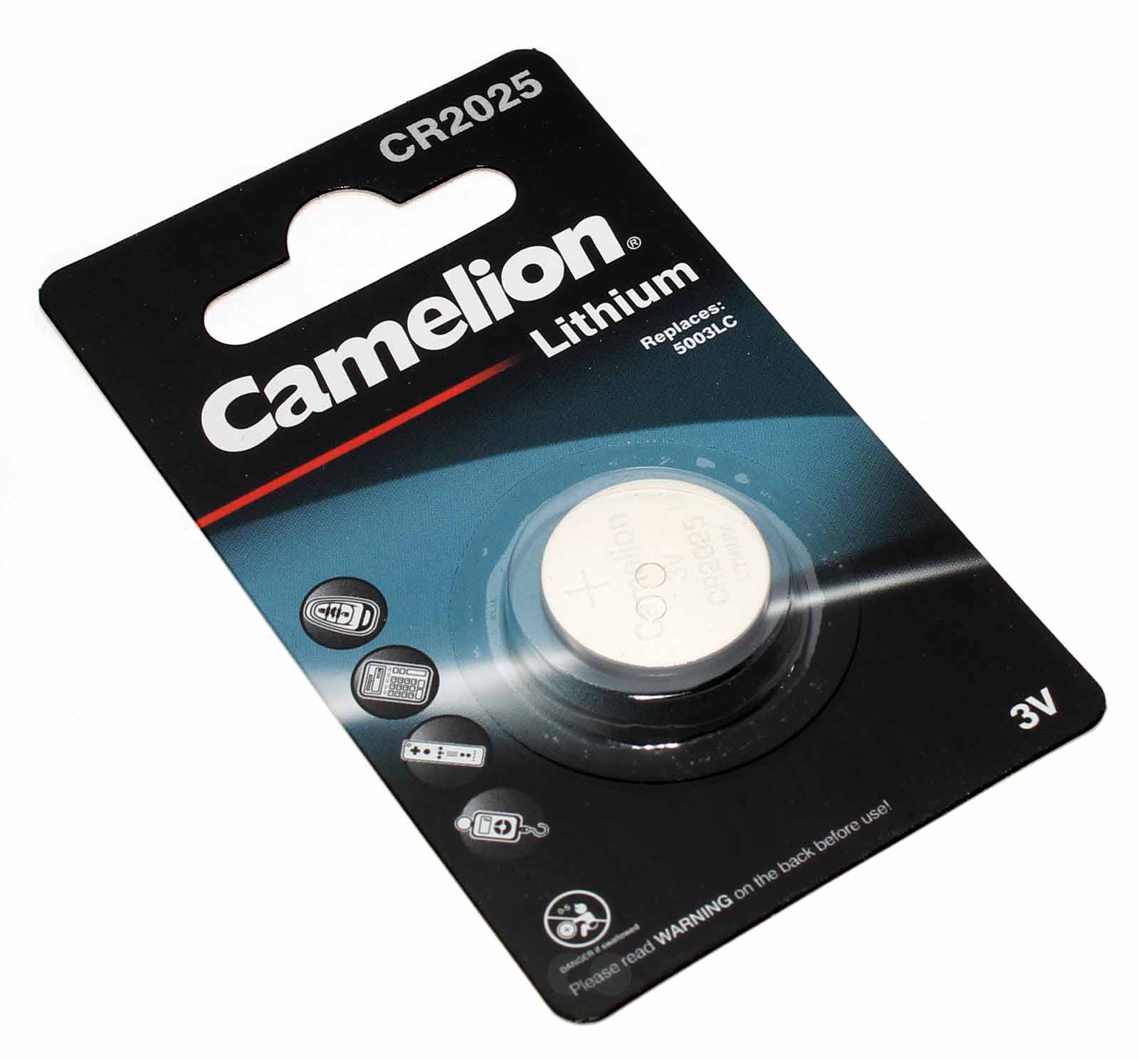 Camelion CR2025 [CR2025-BP1] Lithium Knopfzelle Batterie | DL2015 5003LC E-CR2025 | 3V 150mAh 