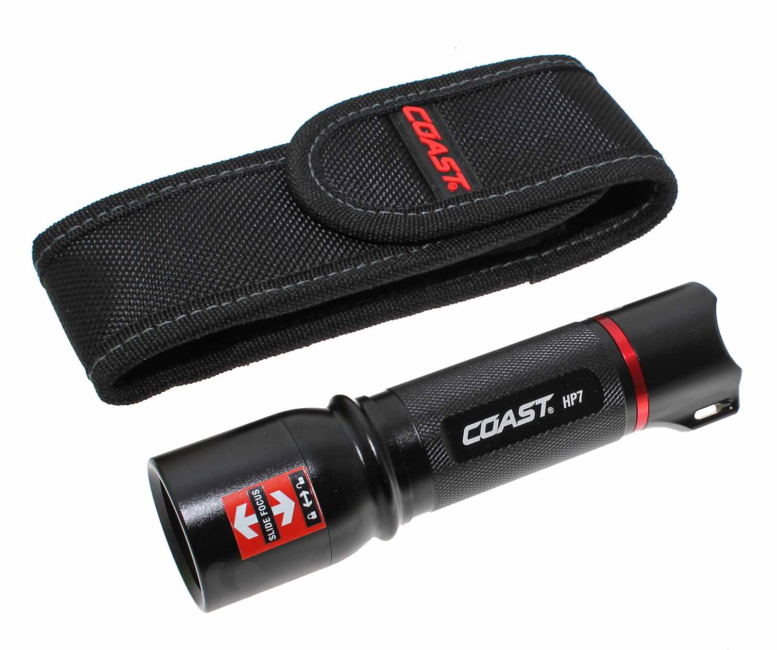 Lampe Torche LED COAST HP7 – 650 Lumens – Avec étui – Pour Pièces Ou Réparation