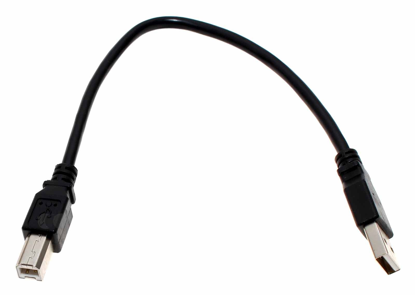 0,25m USB 2.0 Kabel Stecker Typ A auf Stecker Typ B, Drucker, Scanner, HDD