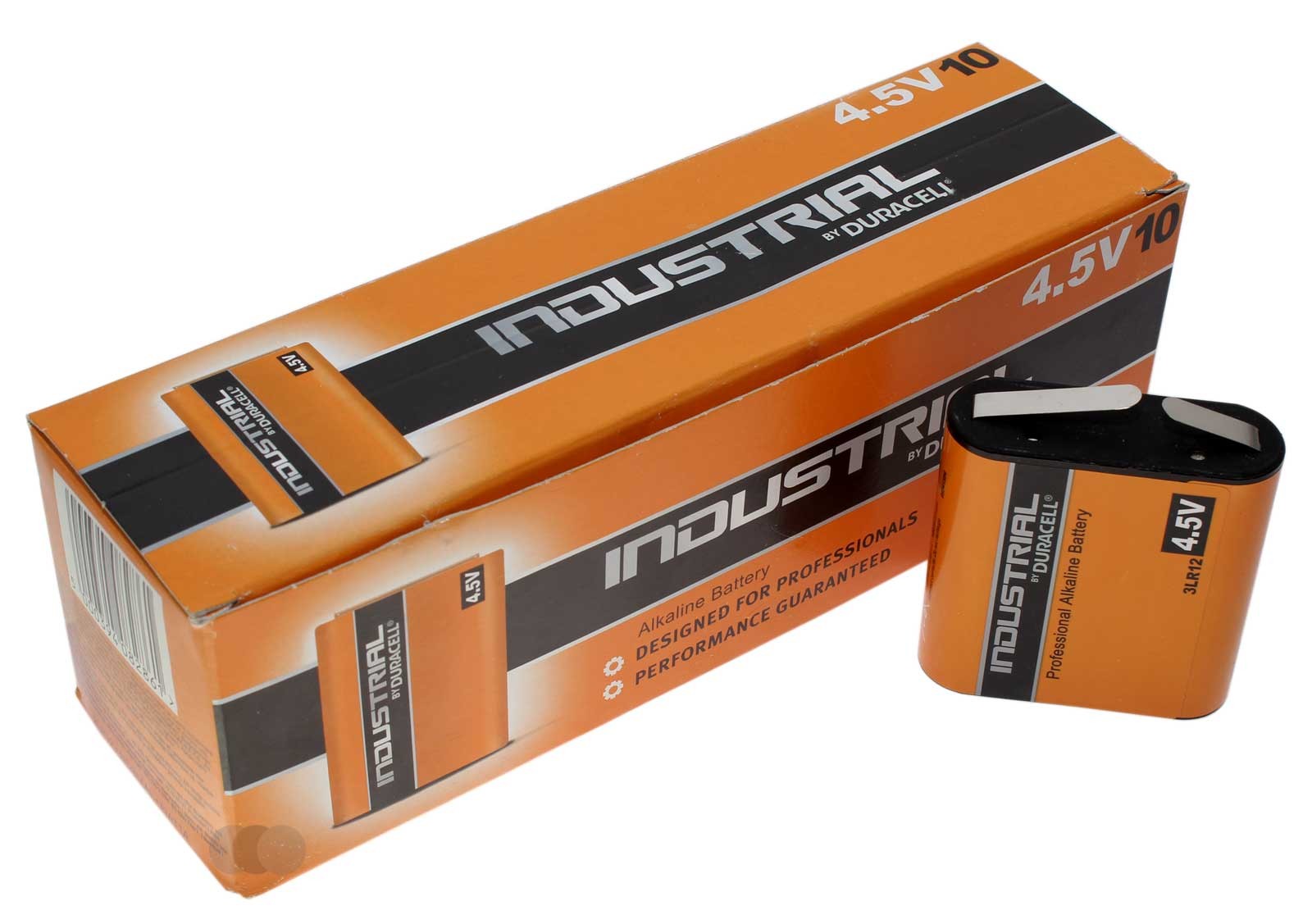10 Stück Duracell Industrial 3LR12 (MN1203) Flachbatterie mit 4,5 Volt
